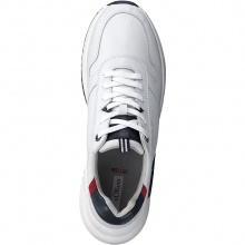 s.Oliver Sneaker 5-13609-38-805 with Soft Foam - Leather - white Men